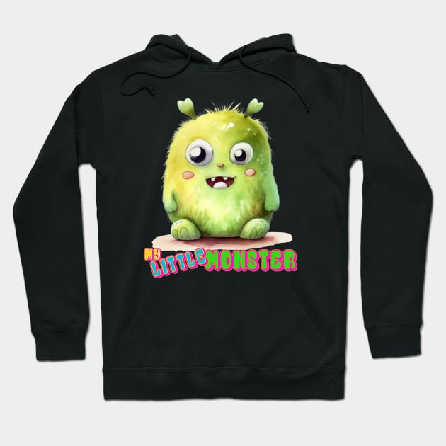 My Little Monster Hoodie by Peter the T-Shirt Dude